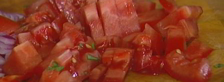 гамбургеры с ягнятиной, сладким перцем и базиликом. Шаг 6