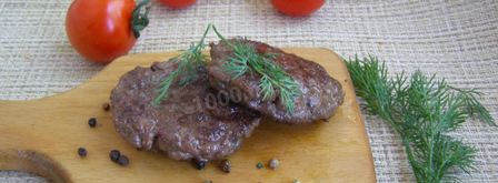 котлета для гамбургера. Шаг 13