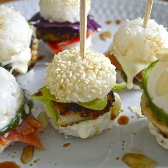 Рецепт мини суши-бургеры