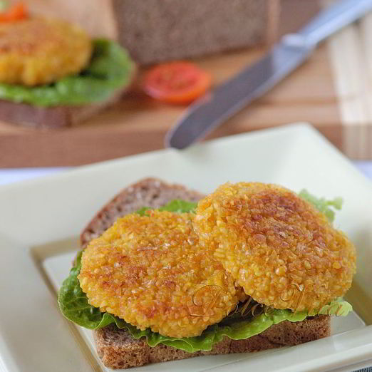 Нутбургеры — постные котлеты из нута