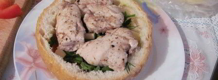 полезный чикенбургер с грейпфрутом. Шаг 6