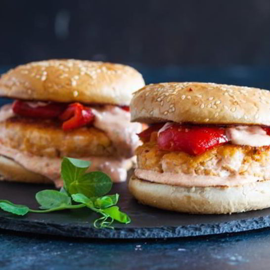 Рецепт самого быстрого бургера с горбушей