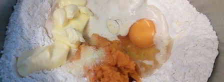 тыквенные булочки для бургеров. Шаг 3