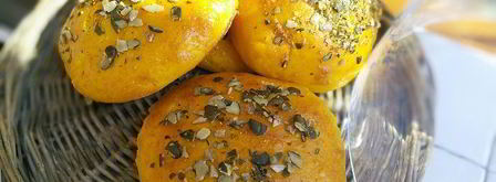 тыквенные булочки для бургеров. Шаг 10