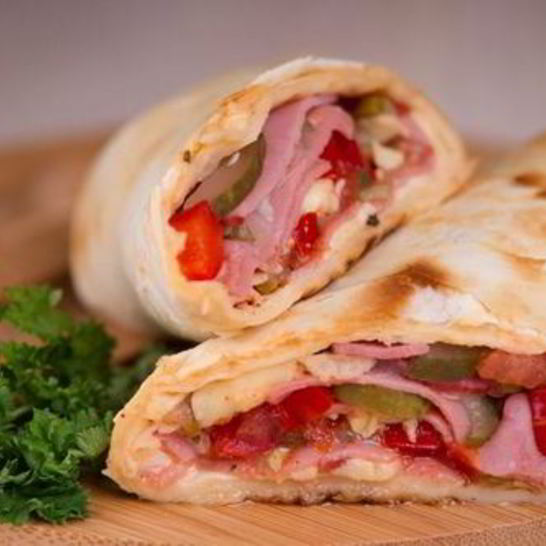 Рецепт буррито по-мексикански с сыром и ветчиной