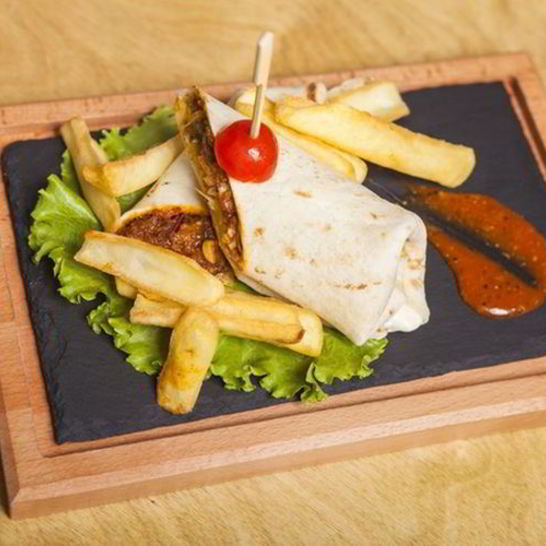 Рецепт буррито с фаршем и грибами