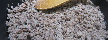 буррито с фаршем и красной фасолью. Шаг 4