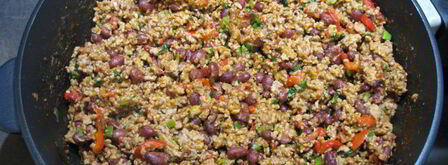 буррито с фаршем и красной фасолью. Шаг 11