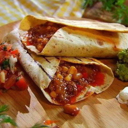 Рецепт буррито с говяжьим фаршем