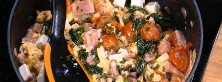 буррито с индейкой, беконом и шпинатом. Шаг 11