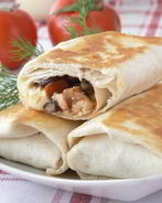 Буррито с курицей и фасолью