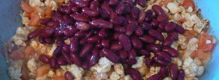 буррито с курицей и фасолью. Шаг 6