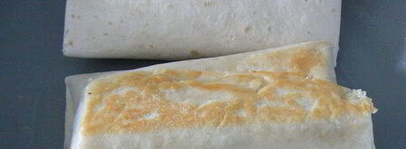 буррито с курицей и фасолью. Шаг 9