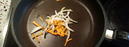 буррито с курицей и стручковой фасолью. Шаг 3