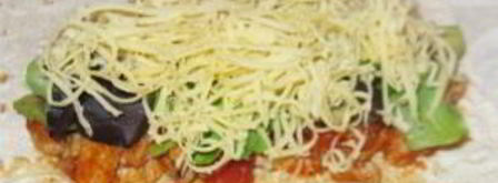 буррито с мясом и авокадо. Шаг 7