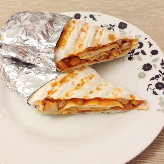 Рецепт буррито со свининой и фасолью