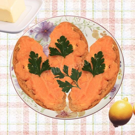 Рецепт бутерброда с икрой трески