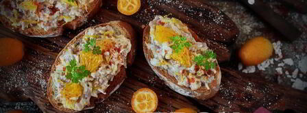 бутерброд с печенью трески. Шаг 7