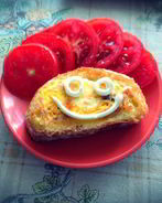 Бутерброд с яйцом