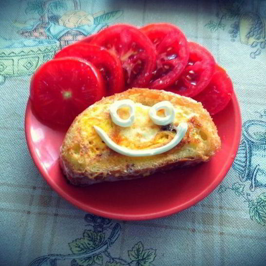 Рецепт бутерброда с яйцом