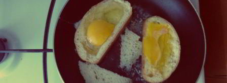 бутерброд с яйцом. Шаг 3