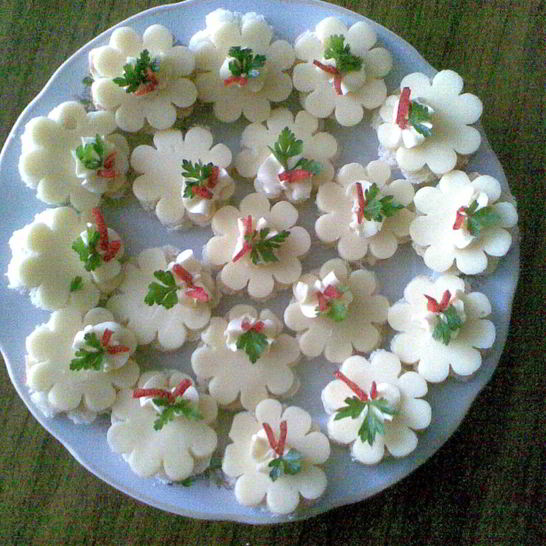 Рецепт бутербродов ромашки