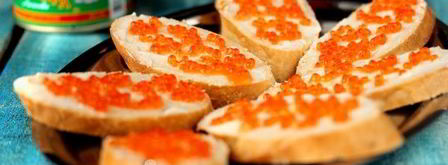 бутерброды с красной икрой. Шаг 8