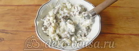 бутерброды с шампиньонами и сыром. Шаг 7