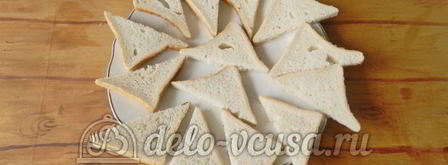 бутерброды с шампиньонами и сыром. Шаг 8