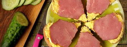 бутерброды с ветчиной. Шаг 8