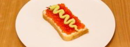 бутерброды змейка. Шаг 9