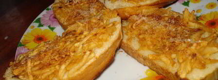 горячие бутерброды с яблоком и корицей. Шаг 5