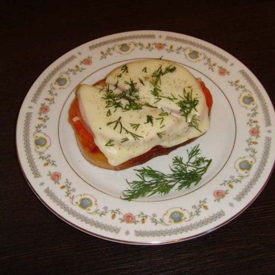 Рецепт горячего бутерброда