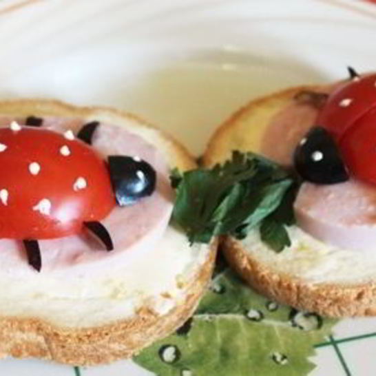Рецепт маленьких бутербродов для детей