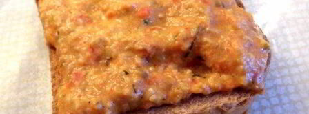 сухарики бутербродные с грибной икрой. Шаг 7