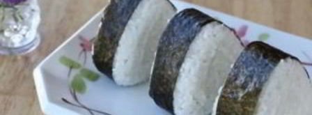 японский бутерброд онигири. Шаг 7