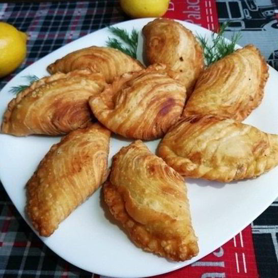 Рецепт азиатских чебуреков