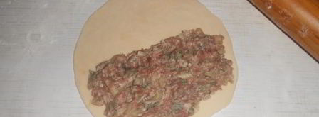 чебуреки хрустящие без усилий. Шаг 12