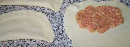 чебуреки на заварном тесте. Шаг 4