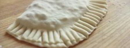 чебуреки постные с грибами и гречкой. Шаг 7