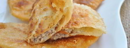 чебуреки с филе индейки. Шаг 20