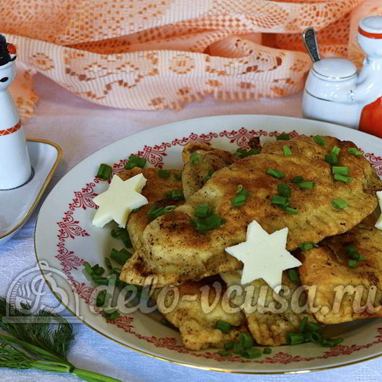 Рецепт чебуреков с мясом и сыром