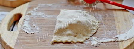 домашние чебуреки на кефире. Шаг 12