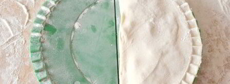 домашние чебуреки с мясом. Шаг 12