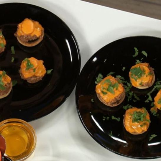 Рецепт чизбургера из грибов