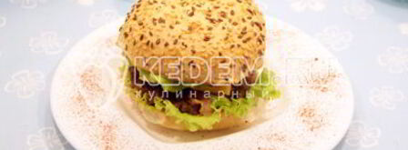 чизбургер с беконом. Шаг 10