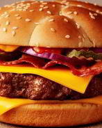 Чизбургер с говяжьей котлеткой