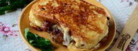 чизбургер во французском тосте. Шаг 11