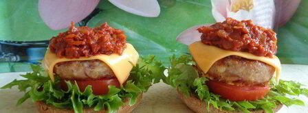 домашний чизбургер с соусом барбекю. Шаг 26