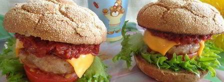 домашний чизбургер с соусом барбекю. Шаг 27